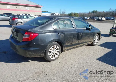 2012 Honda Civic Ex из США, поврежденный, VIN 2HGFB2F86CH567778